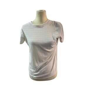 Lululemon Breeze By Perforated Short Sleeve Tee In White Size 10
$68 retail